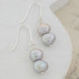 Double Freshwater Pearl Earrings, thumbnail 1 of 5