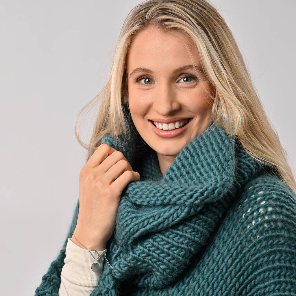 Absolute Beginners Snood Knitting Kit, 1 of 5
