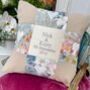 Natural Linen Commemorative Cushion, thumbnail 2 of 12