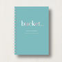Personalised 'Bucket' List Journal Or Notebook, thumbnail 8 of 11