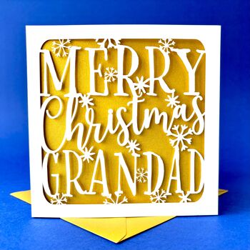Snowflakes Personalised Christmas Card, 3 of 6