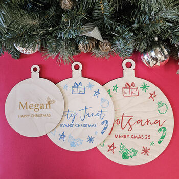 Christmas Bauble Table Decorations, 5 of 5