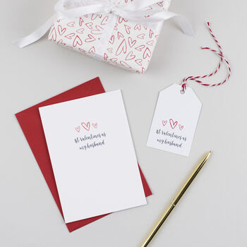 1st Valentines Gift Tag For Husband Or Wife, 2 of 4