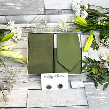 Ivy Wedding Tie Set, 9 of 10