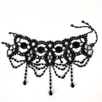 Black Beaded Chocker, 2 of 4