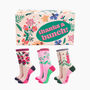 Women's Bamboo Socks Gift Box Classic Floral, thumbnail 1 of 4