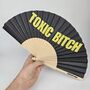 Handheld Toxic Bitch Folding Fan, thumbnail 3 of 3