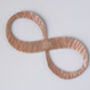 7th Anniversary Gift Copper Infinity Sculpture, thumbnail 9 of 12