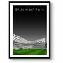 Newcastle United 'St James' Park' Stadium Print Poster A3, thumbnail 1 of 4