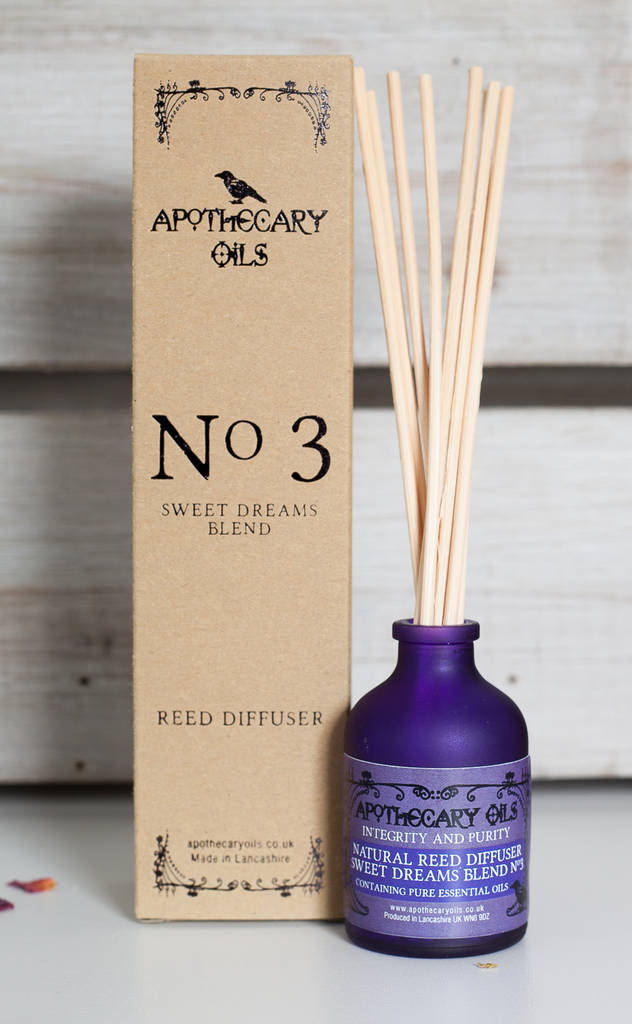 Natural Reed Diffuser No.Three Sweet Dreams By Apothecary Oils