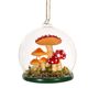 Forest Mushrooms Dome Bauble, thumbnail 2 of 2