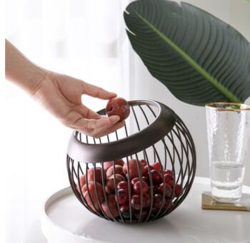 Modern Fruit Bowl In Nordic Design, 4 of 5
