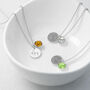 Personalised Silver Plated Birthstone Crystal Necklace, thumbnail 4 of 12