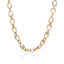 Egerton Gold Plated Raindrop Link Necklace, thumbnail 3 of 4