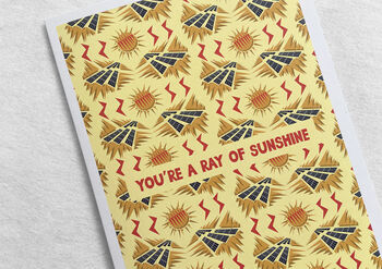 'You're A Ray Of Sunshine' Greetings Card, 3 of 5