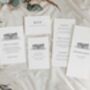 Bespoke Venue Concertina Wedding Invitations, thumbnail 4 of 4