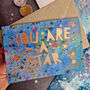 You Are A Star Thank You Or Congratulations Card, thumbnail 2 of 6