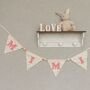 Bunting Personalised Luxury Floral Fabric Baby Nursery, thumbnail 4 of 11