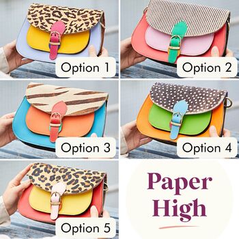 Sonashki Multicoloured Rectangular Saddle Bag, 2 of 5