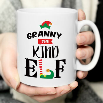 Personalised Elf Christmas Mug Gift, 7 of 7