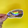 Personalised Holographic Pet Face Portrait Stickers, thumbnail 8 of 12