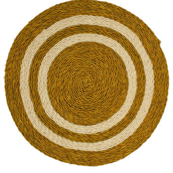 Striped Round Grass Placemat, 4 of 7