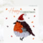 Five Christmas Butterfly Robin Butterflies Cards Not 3D, thumbnail 1 of 11