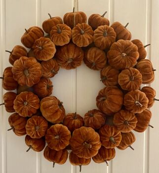 Pumpkin Autumn Halloween Wreath, 3 of 6