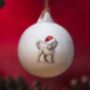 Cavapoo Blonde Ceramic Bauble, thumbnail 1 of 2