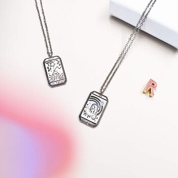French Tarot Card Necklace, 3 of 12