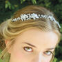 Crystal Floral Bridal Hair Vine, thumbnail 5 of 11