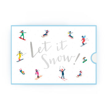 Let It Snow Music Box Card, 2 of 5