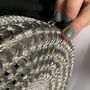 Circular Fashion Daisy Chain Crochet Ring Pulls Bag, thumbnail 7 of 12