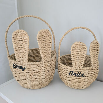 Personalised Bunny Baskets Easter Decorations, 7 of 8