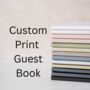 High Quality Custom Print Guest Book, thumbnail 1 of 4