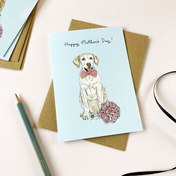 Golden Labrador Mother's Day Card, 2 of 2