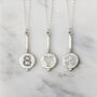 Personalised Sterling Silver Monogram Necklace, thumbnail 4 of 7