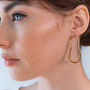 Gold Vermeil Lava Earrings, thumbnail 1 of 5