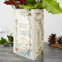 Personalised Christmas Ceramic Book Vase, thumbnail 3 of 4