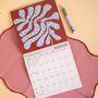 2027 Compact Wall Calendar | Les Fleurs, thumbnail 4 of 7