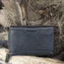 Artisan Range Woman's Large Black Leather Purse Rfid Safe, thumbnail 1 of 8