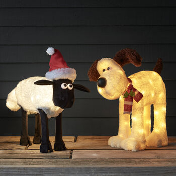 Shaun The Sheep™ And Gromit™ Outdoor LED Figures, 3 of 8