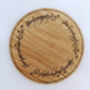 Lotr Inspired Coaster The One Ring Elven Wood Drink, thumbnail 1 of 5