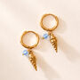 Ice Cream Scoop Hoop Earrings, thumbnail 2 of 4