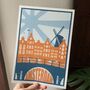 Amsterdam Travel Print, thumbnail 2 of 2