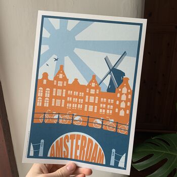 Amsterdam Travel Print, 2 of 2