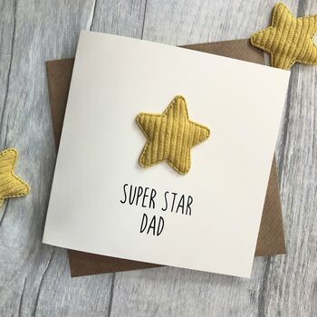 Super Star Dad/Daddy Father's Day/Birthday Card, 3 of 4