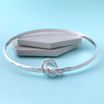 Personalised Friendship Knot Bangle, 2 of 5