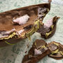 Giant Pistachio And Candy Floss Filled Easter Egg Half, thumbnail 2 of 4