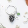 Personalised Pine Cone Keyring, Nature Lover Gift, thumbnail 2 of 7